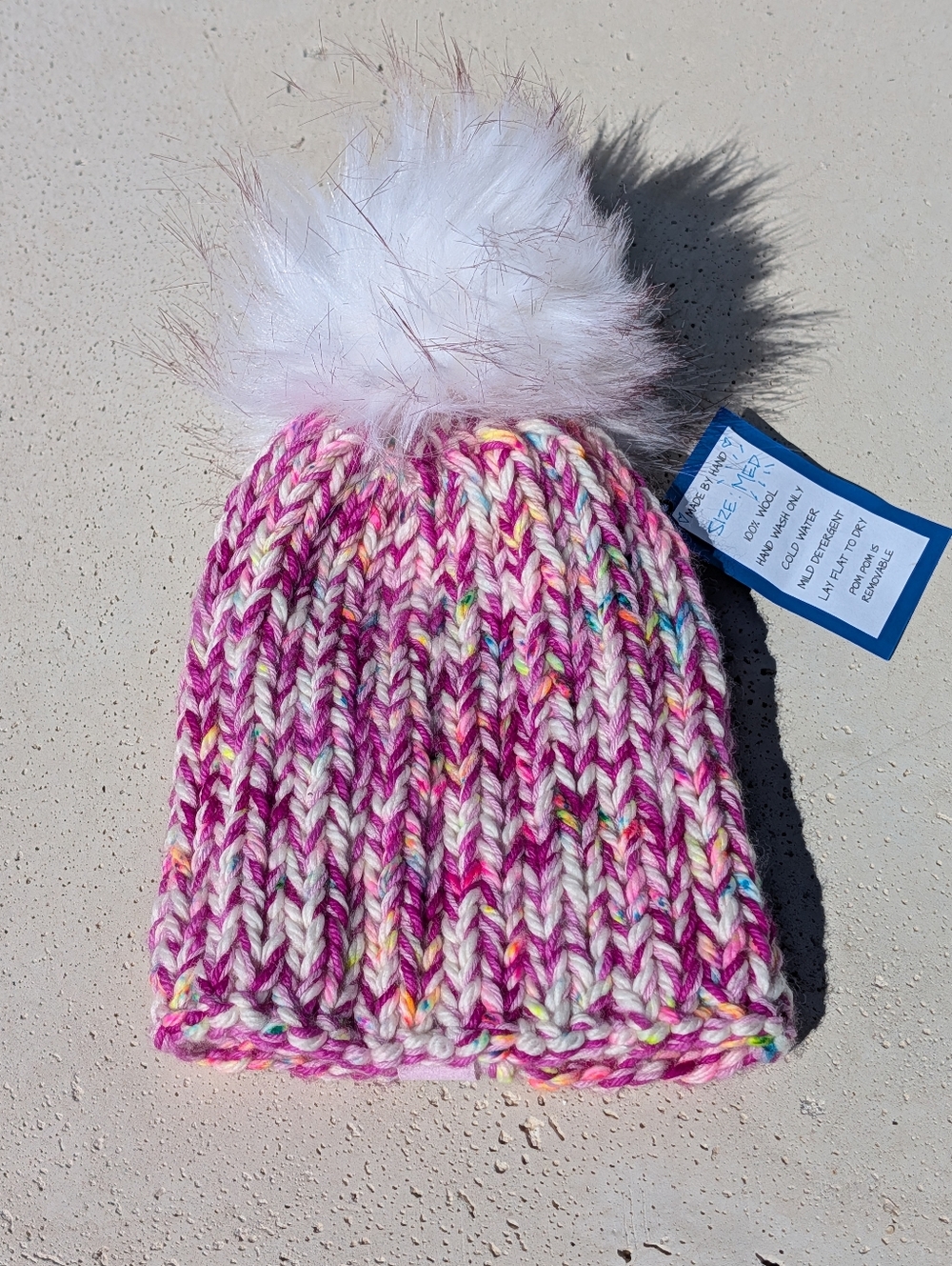 Beautiful Handmade Beanie with pom pom Wool Beanie